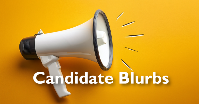 Candidate Blurbs