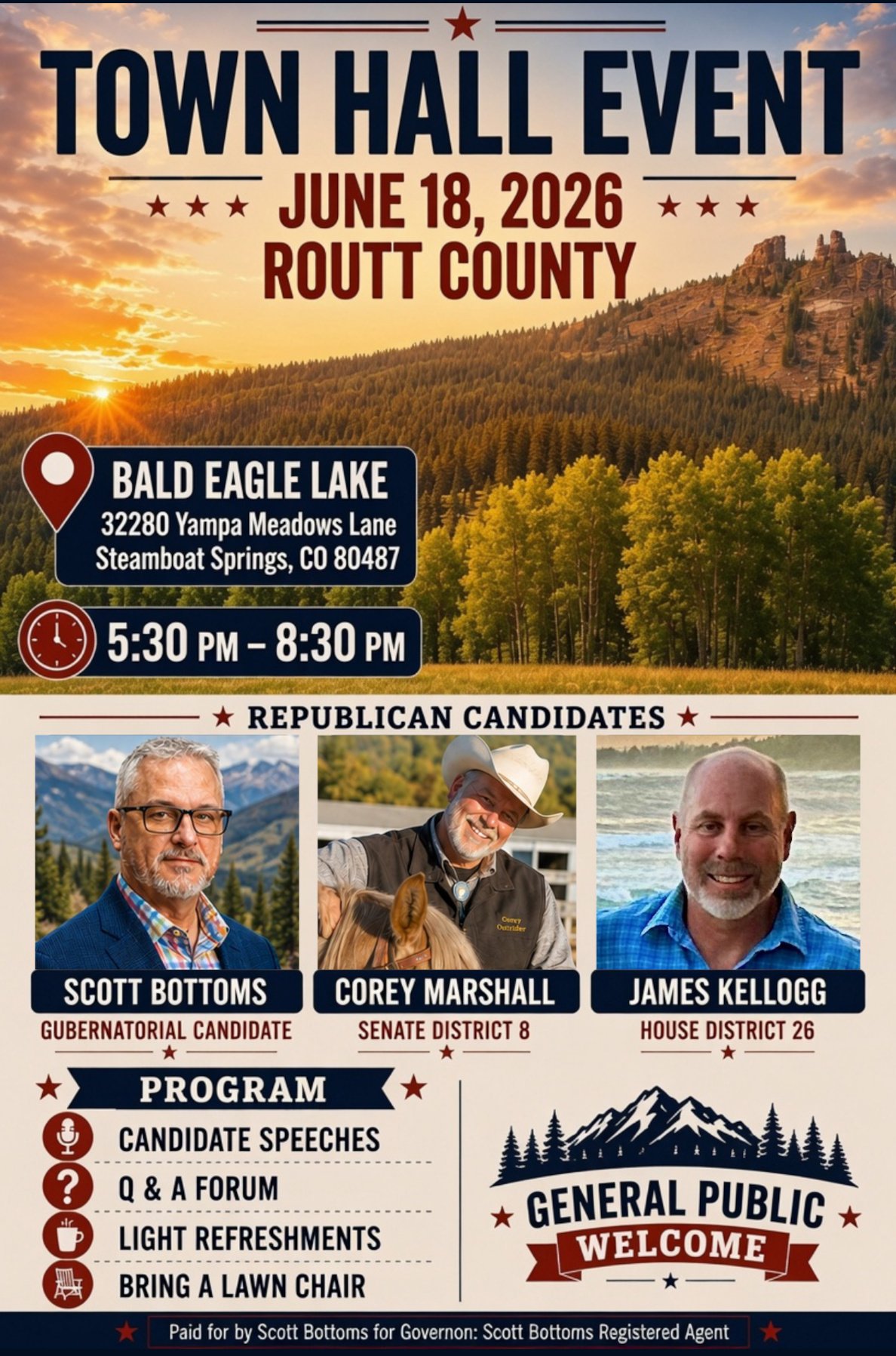 2026 GOP Candidate Town Hall June 18 Routt County