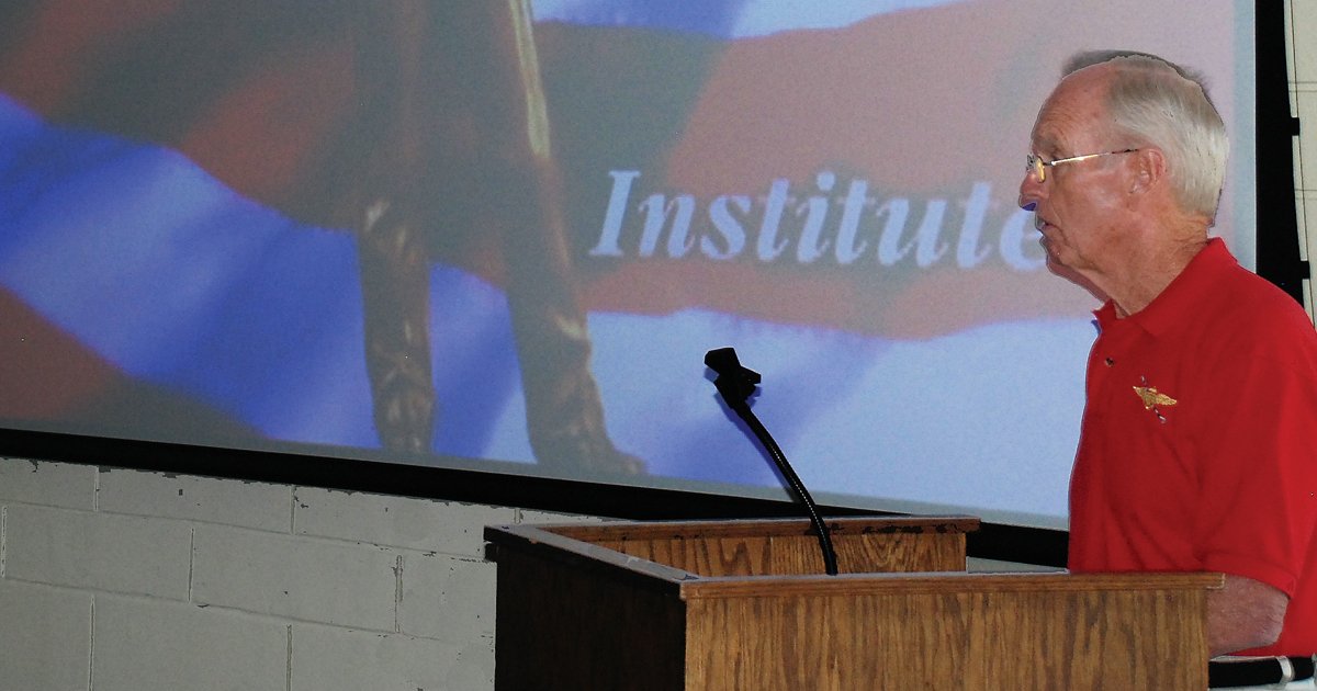 McEncroe at Routt County Republican Central Committee Meeting