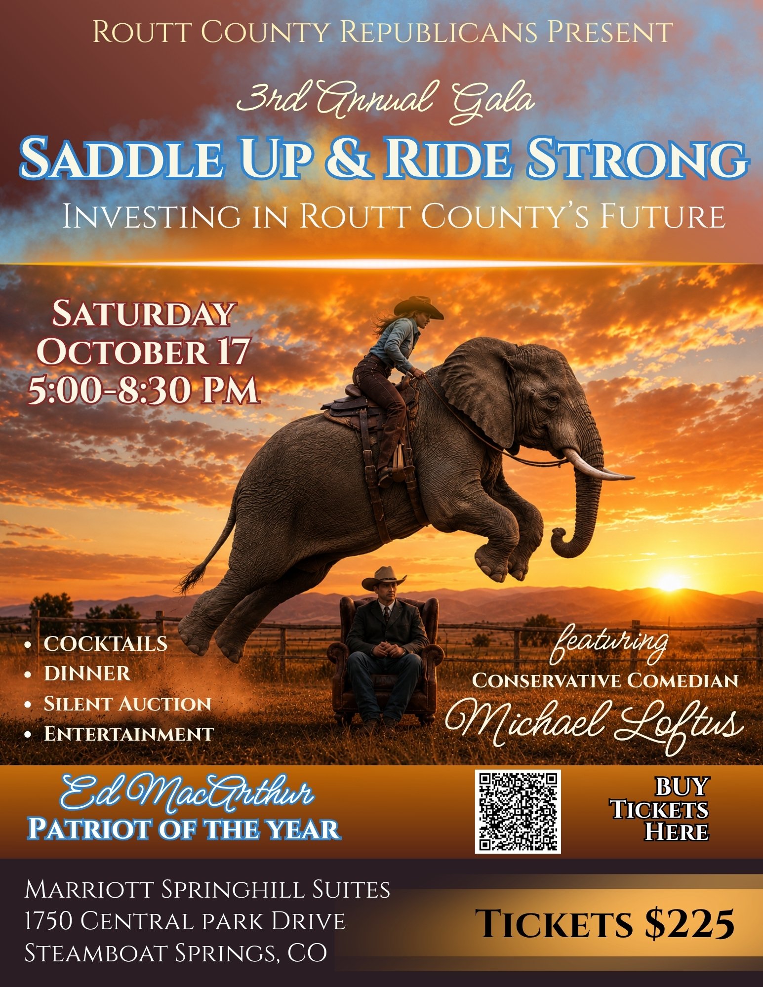 3rd Annual Fall Gala -- Saddle Up and Ride Strong